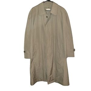 Brooks Brothers Men's Khaki Tan Trench Rain Coat 38R